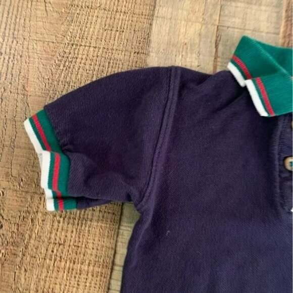 McDonald’s McKids vintage polo short sleeve bodysuit -18M - Picture 2 of 7